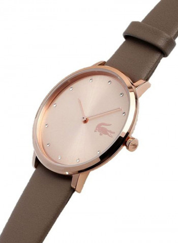 Women's Moon Leather Analog Watch 2001039