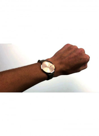 Women's Moon Leather Analog Watch 2001039