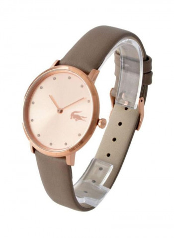 Women's Moon Leather Analog Watch 2001039
