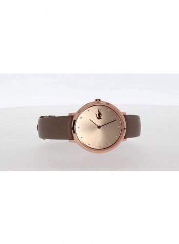 Women's Moon Leather Analog Watch 2001039
