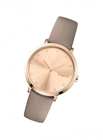 Women's Moon Leather Analog Watch 2001039