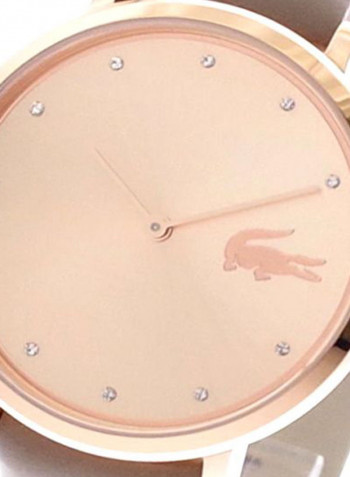 Women's Moon Leather Analog Watch 2001039
