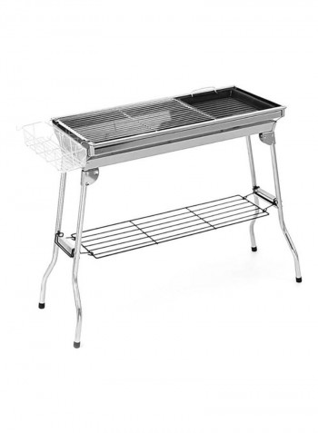 Outdoor Stainless Steel Barbecue Grill 77x19x35سم