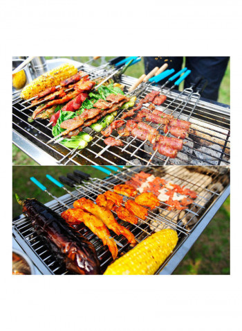 Outdoor Stainless Steel Barbecue Grill 77x19x35سم
