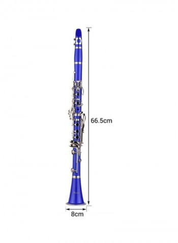 ABS 17-Key Clarinet Bb Flat With Accessories