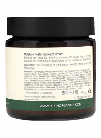 Pack Of 2 Moisture Restoring Night Cream 120ml