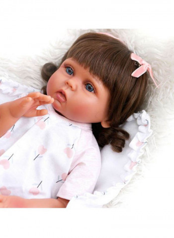 Reborn Lifelike Doll Set with Outfit 43.3x15x24.5cm