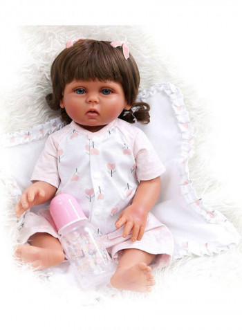 Reborn Lifelike Doll Set with Outfit 43.3x15x24.5cm