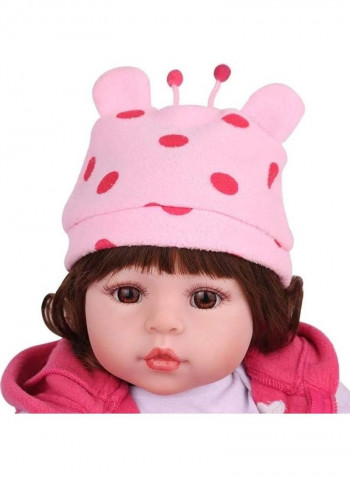 Simulation Baby Doll With Giraffe Plush Toy 48cm
