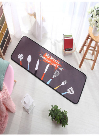 Comfortable Rectangle Floor Mat Multicolour 50x170centimeter