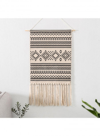 Tassel Design Durable Tapestry Multicolour One Size