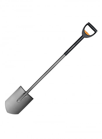 Telescopic Garden Spade Pointed Black/Orange