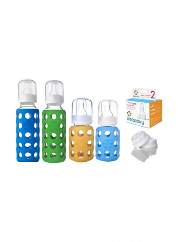 4-Piece Glass Bottle Kit