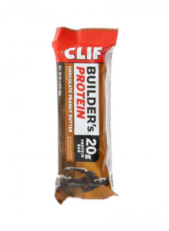 Pack Of 12 Builder's Protein Crunchy Peanut Butter Bars