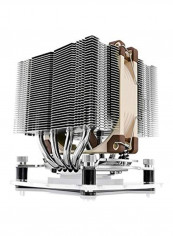 Premium Replacement CPU Cooler System Silver/Brown