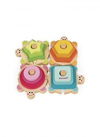 12-Piece Stack And Link Turtle Set J05337
