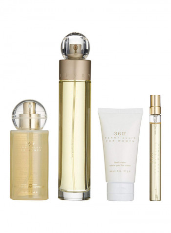 طقم هدايا ماء تواليت مكون من 4 قطع (1 x EDT 100 ml, 1 x Body Mist 118 ml, 1 x Hand Cream 57 g, 1 x EDT 10 ml)