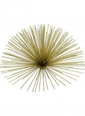 European Style Spike Thorn Ball Ornament Golden 19cm