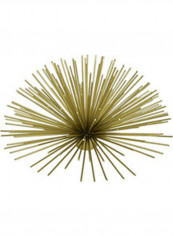 European Style Spike Thorn Ball Ornament Golden 10cm