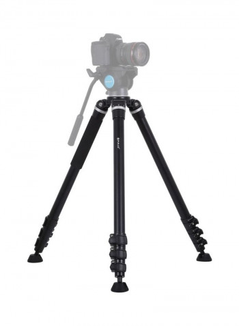 PU3029 4-Section Tripod Mount For DSLR/SLR Cameras Black