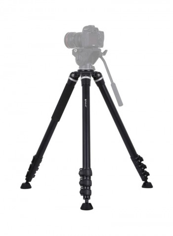 PU3029 4-Section Tripod Mount For DSLR/SLR Cameras Black