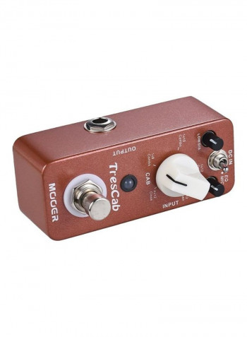 TresCab Cabinet Simulated Guitar Effect Pedal