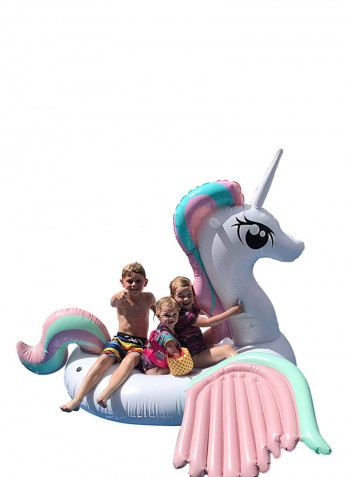 Unicorn Shaped Inflatable Floating Toy 265x220x160centimeter