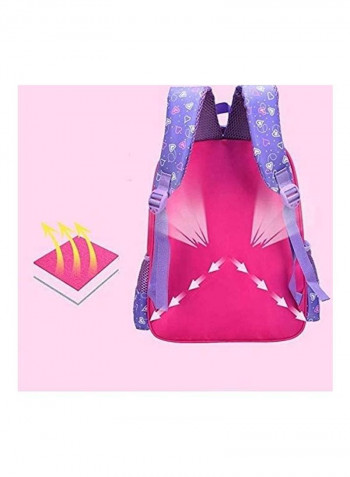 Little Pony Waterproof School Backpack Purple/Pink
