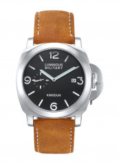 Men's Calendar Design Double Dial Waterproof Luminous Quartz Watch NNSB03702189