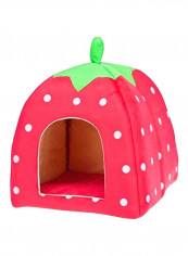 Strawberry Design Cushion House Red/White/Green