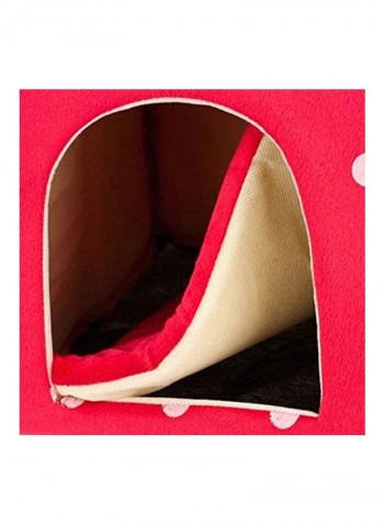 Strawberry Design Cushion House Red/White/Green