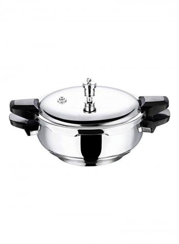 Stainless Steel Sandwich Bottom Magic Pressure Cooker Silver 3.5L