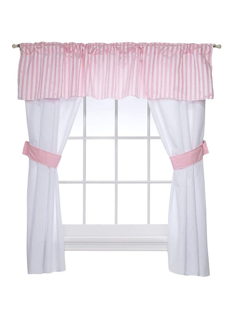 5-Piece Window Valance and Curtain Set