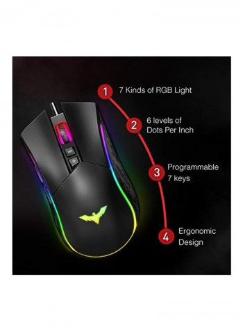 Mechanical Keyboard Mouse Headset Set