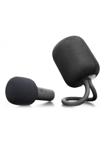 Wireless Karaoke Microphone and BT Speaker Set iK8 Black