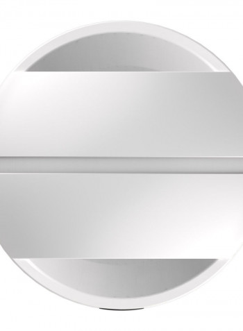 18-Inch Anion Remote Control Digital Display Bladeless Fan Silver 65cm