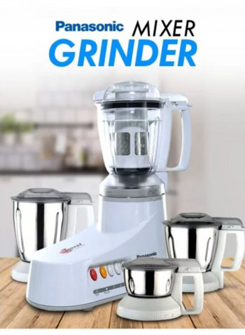 4-Jar Mixer And Grinder 550W MX-AC400 White/Silver