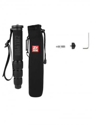 Mini Monopod Extension Rod Black