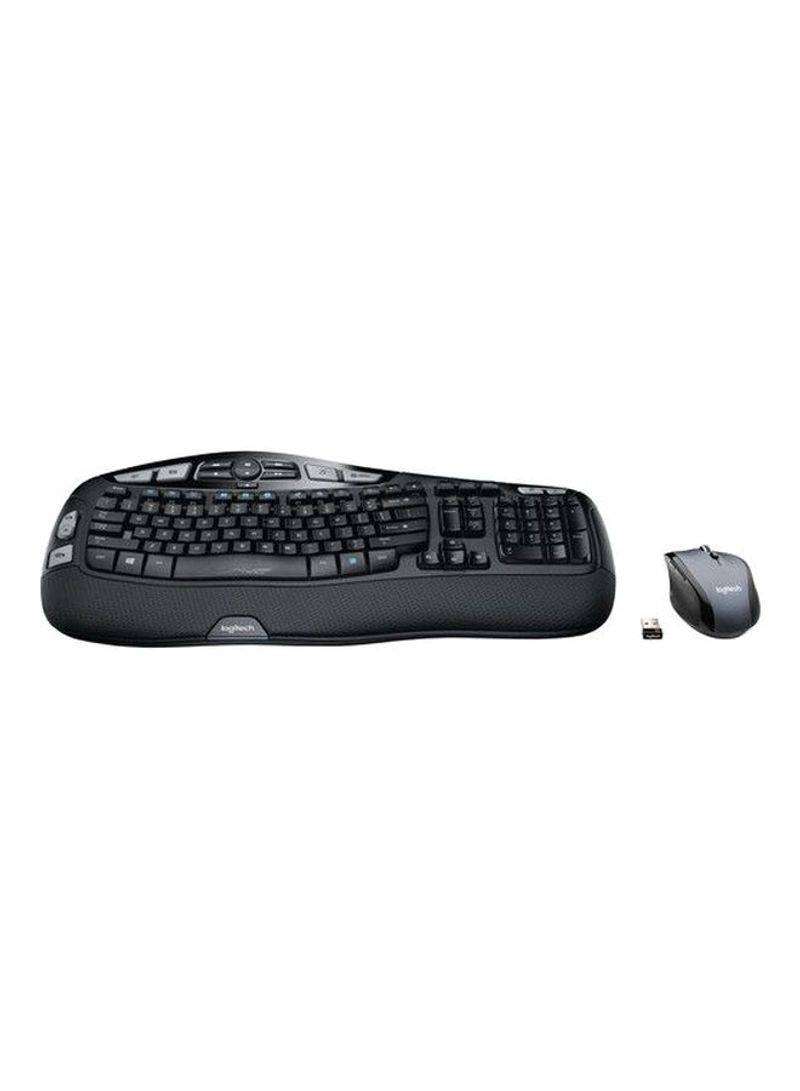 Wireless Keyboard And Optical Mouse Black