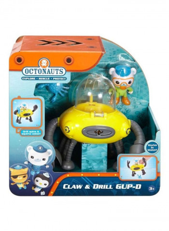 Octonauts Claw And Drill Gup-D Toy 8x8x3inch