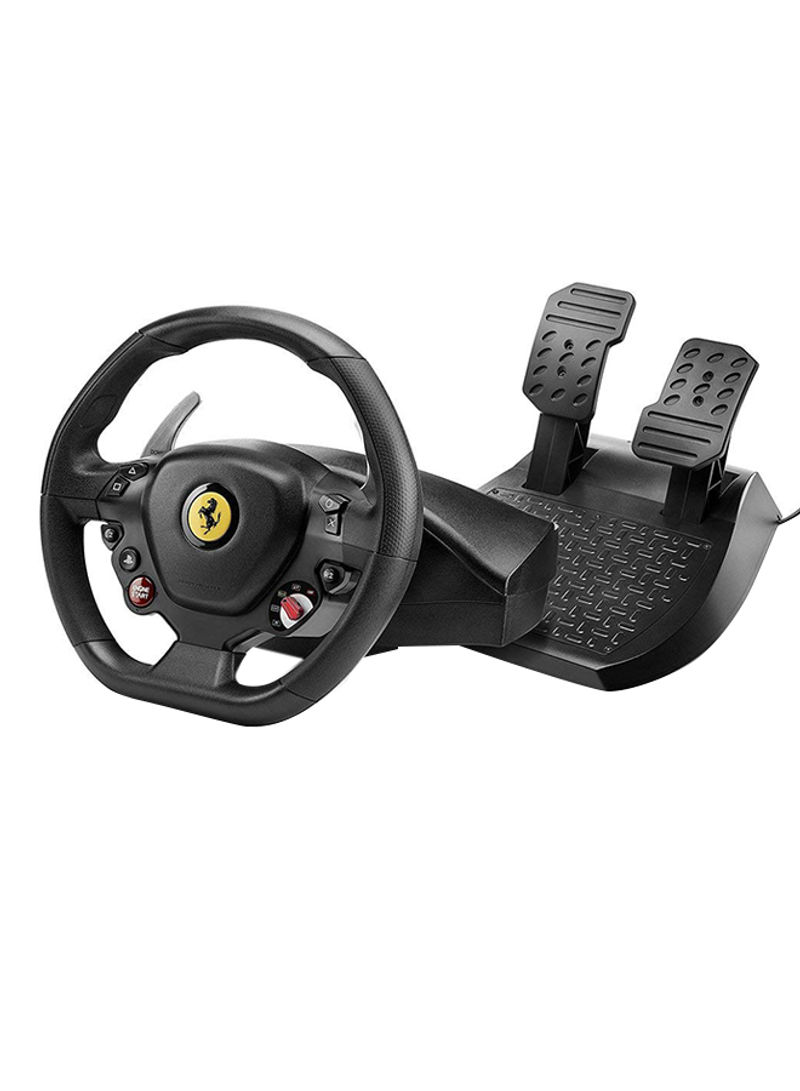 T80 Ferrari 488 GTB Edition Steering Wheel - PlayStation 4