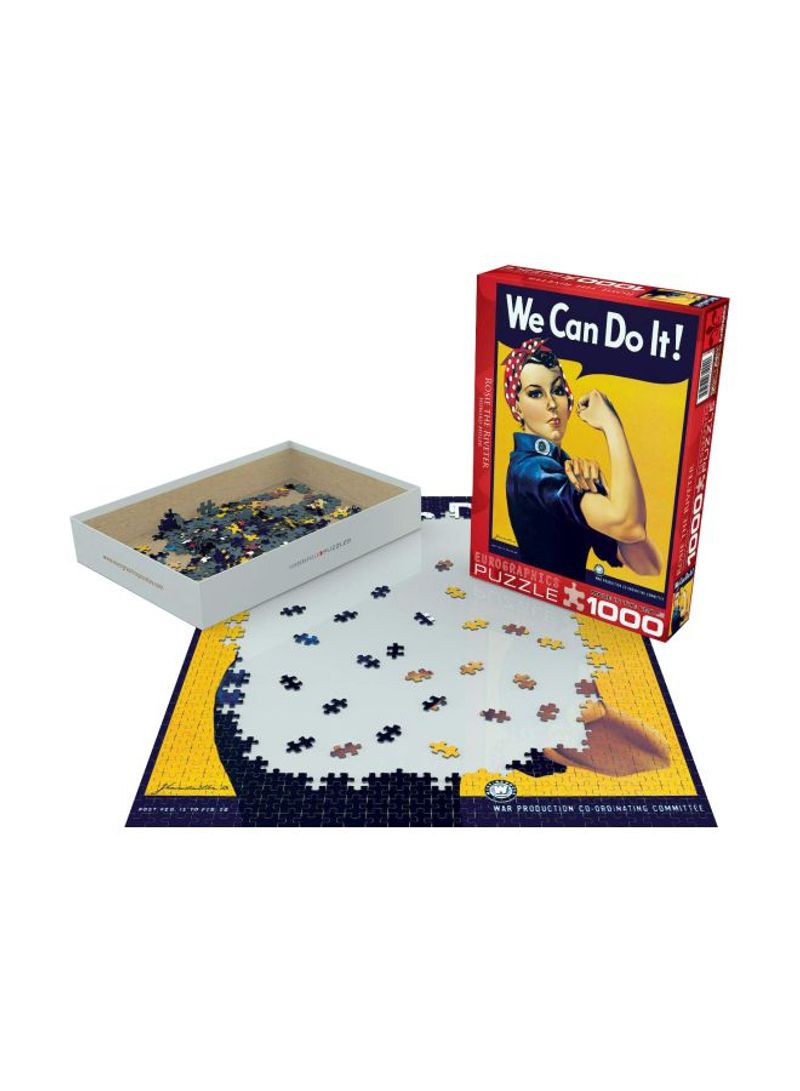 1000-Piece Rosie The Riveter Jigsaw Puzzle 6000-1292 6000-1292