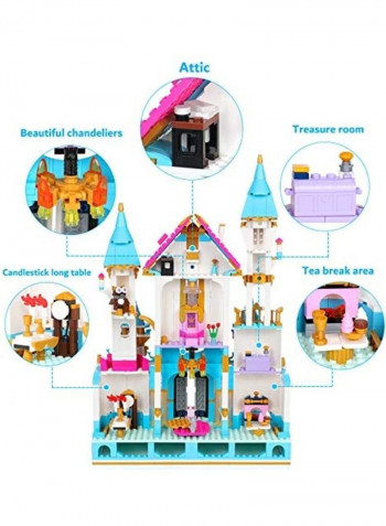 1117-Piece Princess Castle Building Set