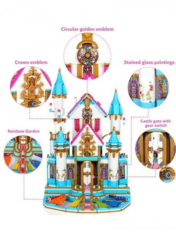 1117-Piece Princess Castle Building Set
