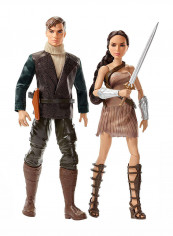 2-Piece Wonder Woman And Steve Trevor Action Figure