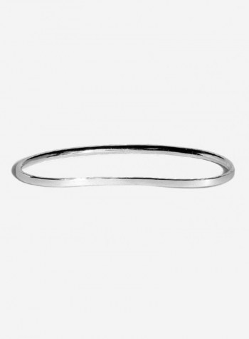 925 Sterling Silver Bangle With Zirconium