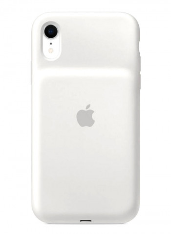 Battery Case Cover For iPhone XR Smart White