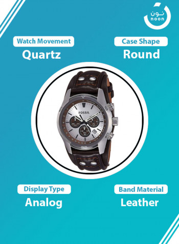 Men's Stainless Steel Analog Quartz Watch CH2565