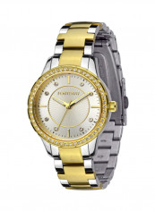 Women's Casual Silver And Gold Analog Metal Round Watch 319WXA