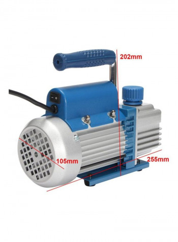 Vacuum Pump For Air Conditioning Equipment Silver/Blue 27x11x21centimeter